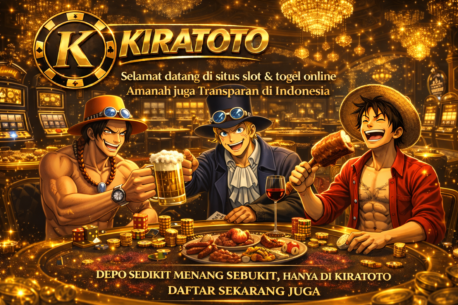 KIRATOTO Amanah & Profesional  Sebagai bandar yang telah lama melayani ribuan member, kami menjunjung tinggi nilai kejujuran. Hasil result togel kami diambil langsung dari sumber resmi dan permainan slot kami murni mengandalkan keberuntungan tanpa campur tangan admin..